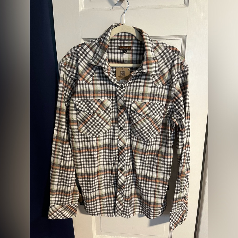 NWT Patagonia M's Western Snap Buttondown
